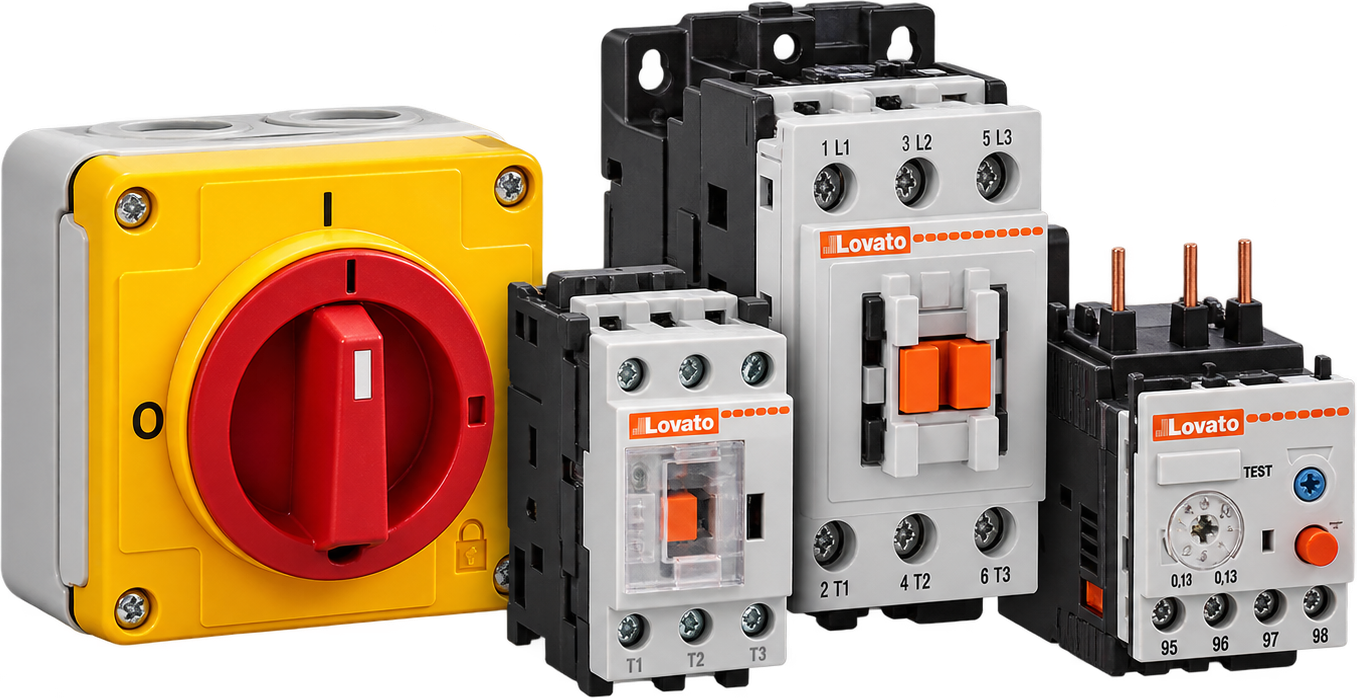 Chaves seccionadoras / Relés Industriais LOVATO Electric